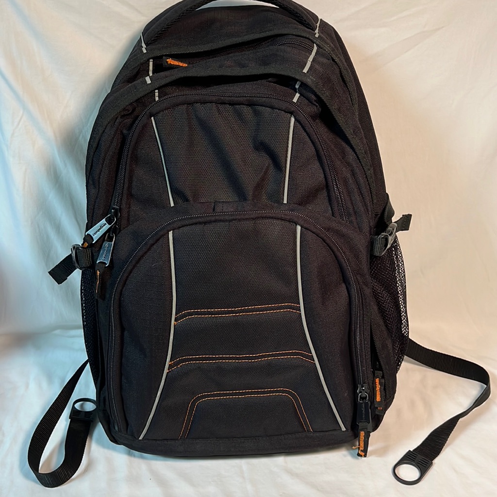 Amazon Basics Laptop Backpack Fits Up To 17Inch Laptops Black